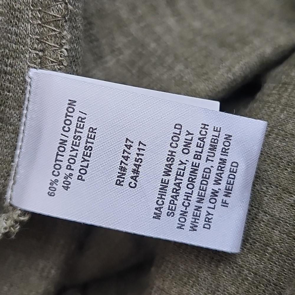 Natural Reflections Ribbed Button Front  Shacket - Picture 10 of 10